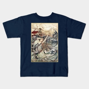 Undine - Arthur Rackham Kids T-Shirt